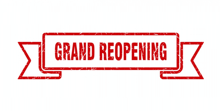 Grand Reopening Graphic
